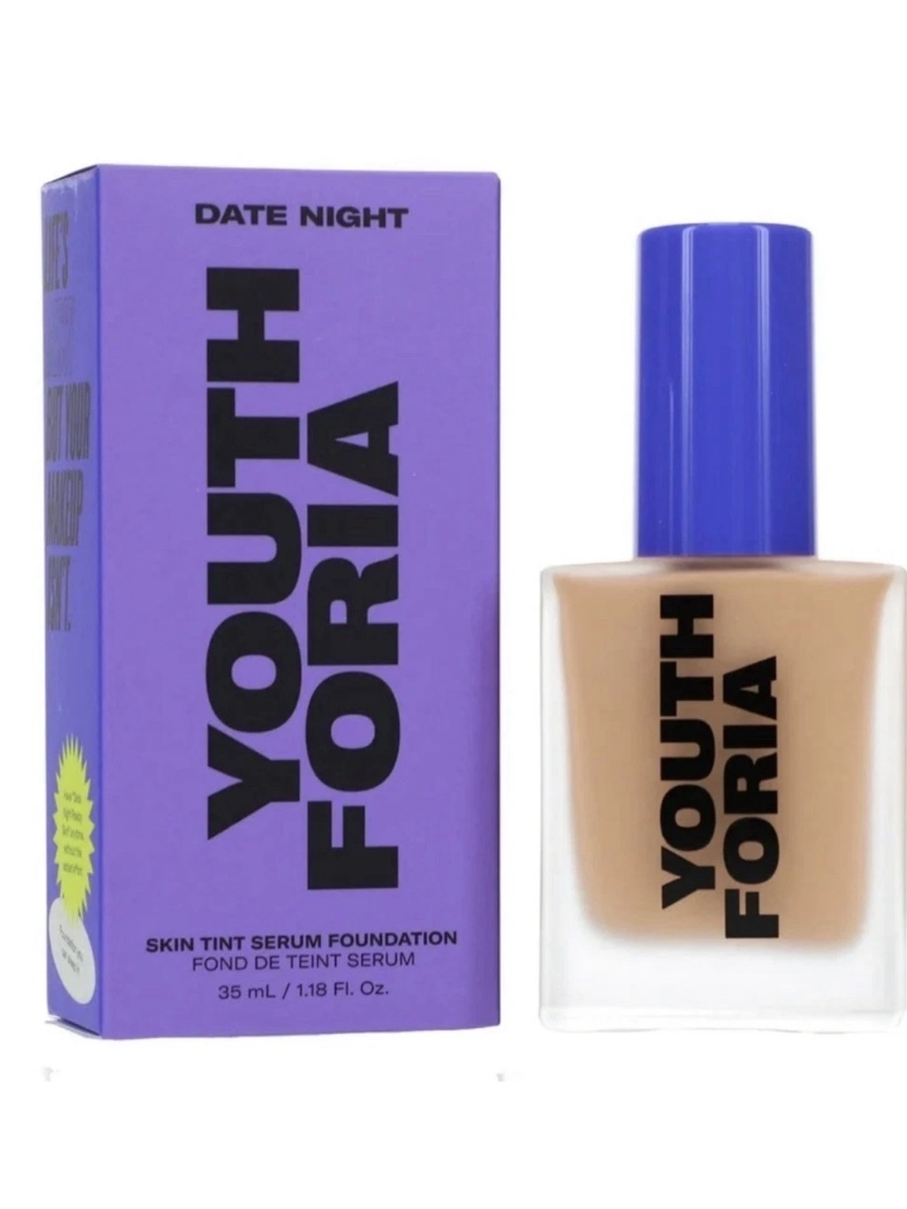 Youthforia Date Night Skin Tint Serum Foundation - Shade 310 light-medium